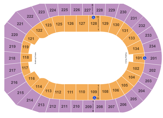 Denver Coliseum PBR Seating Chart